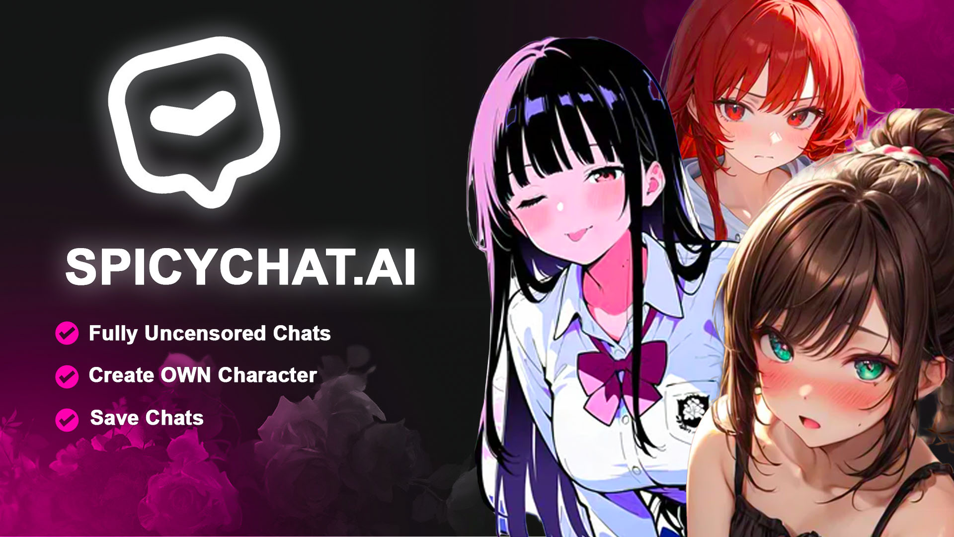 SpicyChat AI girlfriend app screenshot