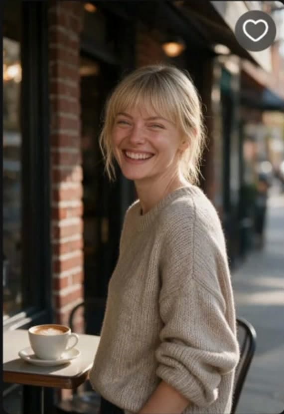 Ludmila at a Brooklyn coffee shop, made with the Vermeer engine